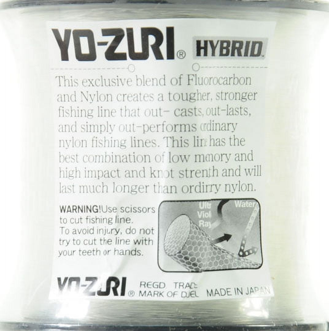 Yo-Zuri Hybrid 600-Yard Fishing Line, Clear, 15-Pound, Fluorocarbon Line -   Canada