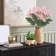 thumbnail image 4 of Piezas de Flores Artificiales, Hortensias, Plantas, Ramo, Adorno para Decoración Del Hogar, Habitación de Hotel, Escritorio, Jarrón, Decoración para Fiesta de Boda, 4 of 5