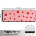 thumbnail image 5 of Kitchen Rugs Sets Of 2,Red Strawberry Plants Fruit Anti Fatigue Kitchen Mat Rugs Non Slip Washable,Decorative Kitchen Floor Mats for Kitchen,Sink,Laundry,17"x47"+17"x47", 5 of 5