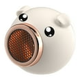 thumbnail image 2 of Fanshiluo White 500W Electric 2 Speed Adjustable Fan Heater, 2 of 3