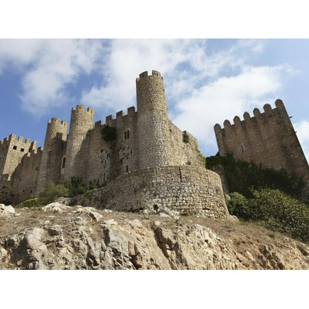 Obidos Castle, a Medieval Forstress, Today Used as a Luxury Pousada Hotel, in Obidos, Estremadura, Print Wall Art By Stuart
