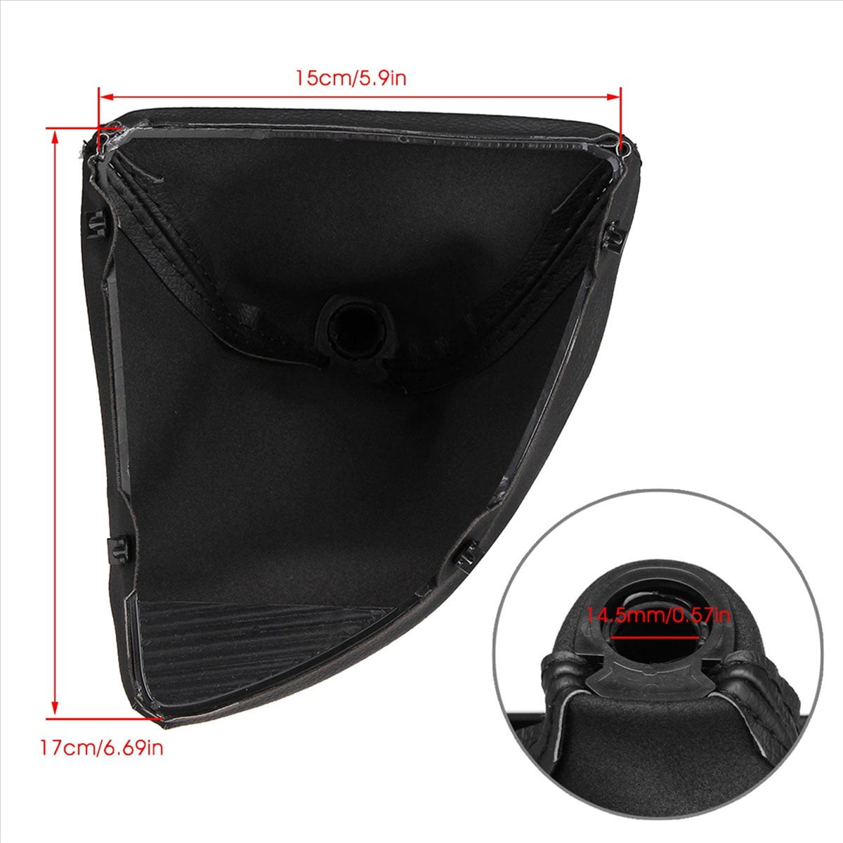 2X 6 Speed Manual Gear Shift Knob Shifter Lever Boot Cover for 1 Series E81 E87 E87Lci E88 E82