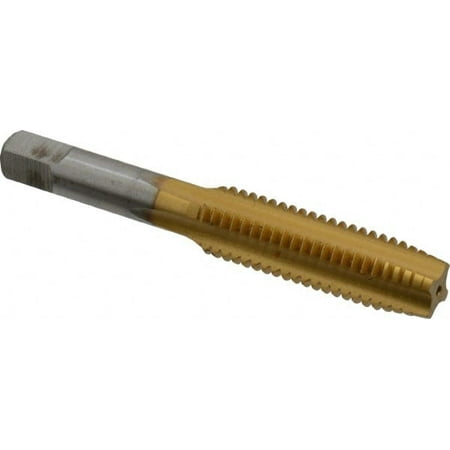 

Hertel 1/2-13 UNC H3 4-Flute TiN Finish HSS Straight Flute Standard Hand Tap Plug Chamfer Right Hand Thread 3-3/8 OAL 1-21/32 Thread Length 3B