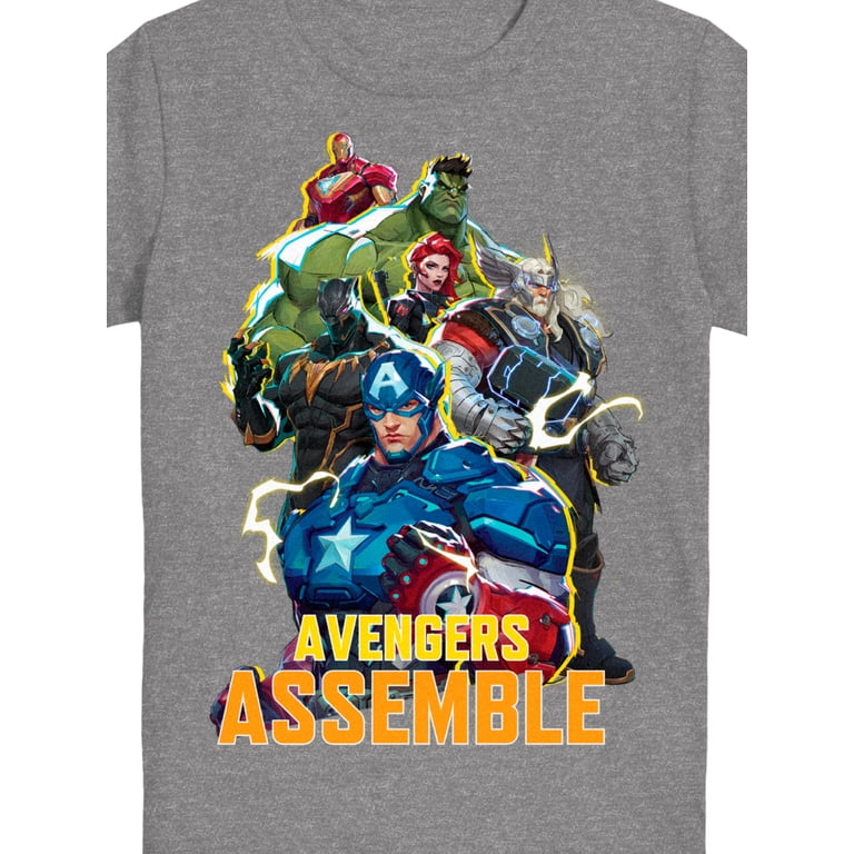 Marvel Rivals Boys Avengers Assemble Graphic Tee photo 6