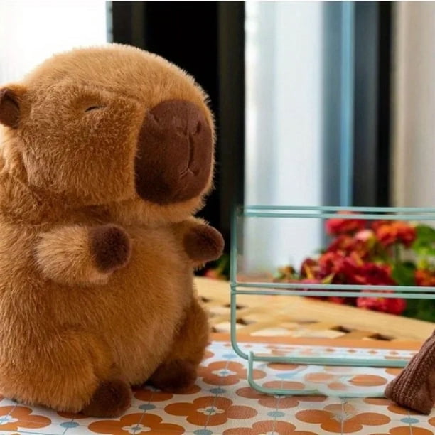 KBIBCK Capibara Peluche, 23cm Capybara Peluche con Ropa y Accesorios, Simulación Carpincho Juguetes, Lindo Peluches Carpincho, para Niñas y Niños KBIBCK Capibara Peluche, 23cm Capybara Peluche con Ropa y Accesorios, Simulación Carpincho Juguetes, Lindo Peluches Carpincho, para Niñas y Niños