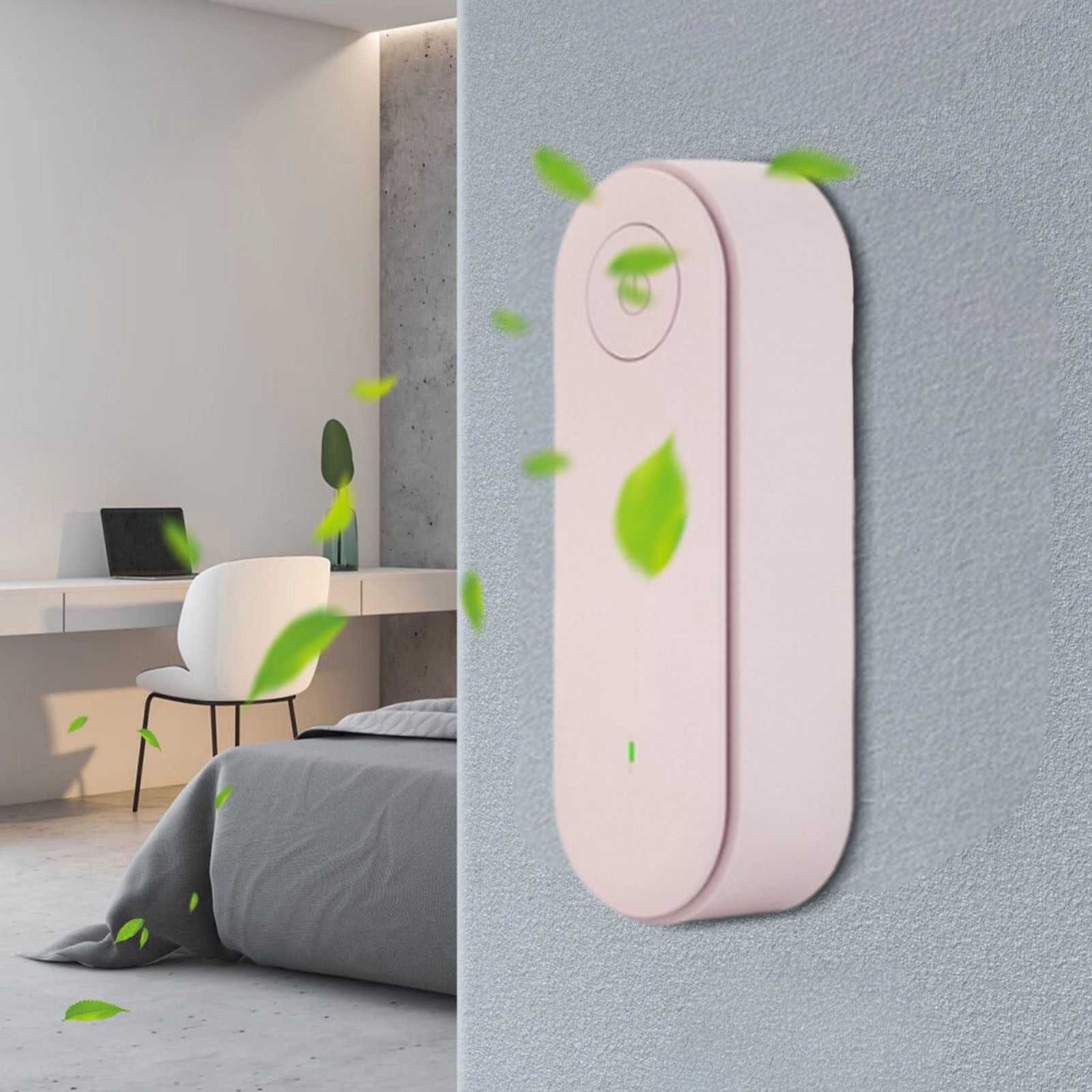Cagogo under $5 Air Purifier, Air Purifier 2-Pack Plug in Type, Bedroom Air Cleaner with Filter, Odor Eliminator for Home, Quiet Air Purification System, Compact Air Freshener