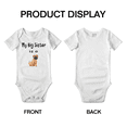 thumbnail image 3 of My Big Sister Is A Bullmastiff Dog Funny Baby Clothing Bodysuits Boy Girl Unisex, 3 of 5