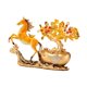 thumbnail image 4 of Figura de caballo para escritorio, centro de mesa, colección de estatuas de resina para dormitorio Naranja, 4 of 9