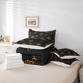 thumbnail image 6 of Feelyou Leopard Print Stars Bedding Comforter Set 7pcs, Fashion Cartoon Full Bedding Set, 6 of 8