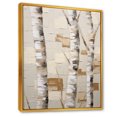 thumbnail image 2 of Designart "Neutral Birch Simplicity I" Tree Birch Floater Framed Canvas Prints, 2 of 5