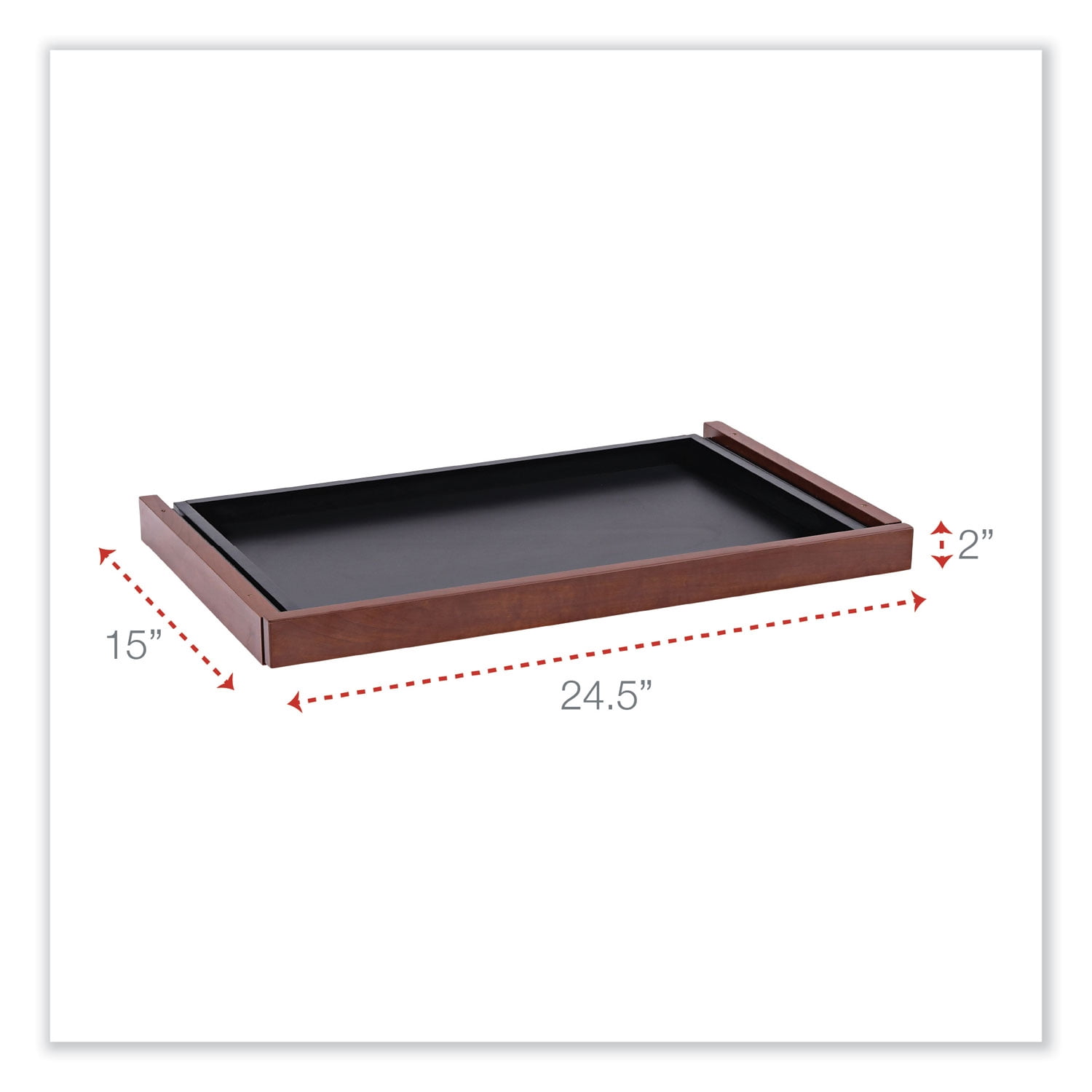 Alera Valencia Series Center Drawer, 24.5w x 15d x 2h, Medium Cherry -ALEVA312414MC