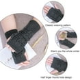 thumbnail image 4 of Holzlrgus 2 Pairs Womens Fingerless Gloves Winter Warm Knit Crochet Thumbhole Arm Warmers, 4 of 6