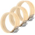 thumbnail image 3 of LAFGUR 12PCS Embroidery Frame Bamboo Cross Stitch Hoop Ring Sewing Tools Portable Round Embroidery Hoop, 3 of 8
