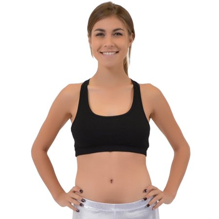 Women's Bardot Cotton Racerback Sports Bra - Small (0-2) / (Best Bra For Small Sagging Breasts)