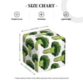 thumbnail image 4 of Kdxio Cute Broccoli Print Tissue Box Cover,Square Decorative PU Leather Facial Paper Case Organizer Holder Dispenser for Bathroom,Night Stands,Desk,Car 5.2''X5.2''X5.2'', 4 of 8