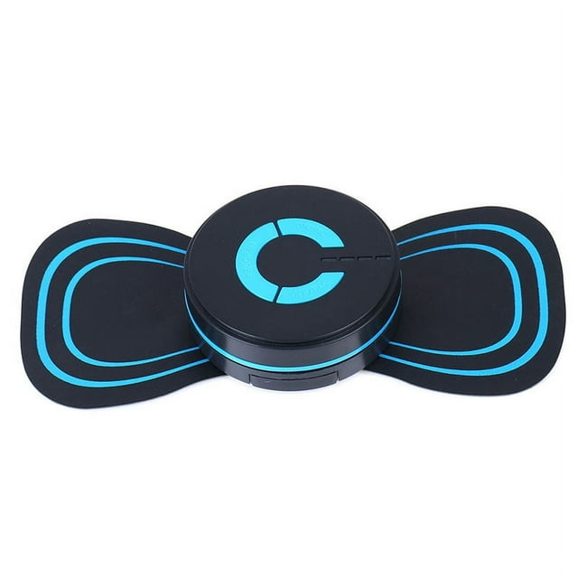 Mini Masajeador Cervical, Electromagnético de Piernas, Masajeador Portátil de Frecuencia Ajustable, para Cuello, Hombros, Espalda, Cintura, Brazos, Piernas 2 juegos