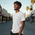 thumbnail image 4 of Dalix Lil Matcha Embroidered Cotton Tee Lightweight Jersey Mens in Ash Gray 2XL XX-Large, 4 of 4