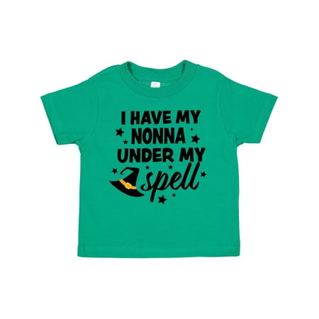 

Inktastic I Have My Nonna Under My Spell with Cute Witch Hat Gift Toddler Boy or Toddler Girl T-Shirt