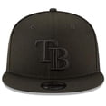 thumbnail image 2 of Gorra Snapback New Era MLB Tampa Bay Rays negra para adulto, 2 of 6