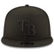 thumbnail image 2 of Gorra Snapback New Era MLB Tampa Bay Rays negra para adulto, 2 of 6