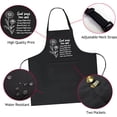 thumbnail image 2 of Funny Aprons for Women with 2 Pockets, Adjustable Kitchen Apron for Cooking, Baking Gifts for Birthday Christmas, 2 of 6