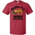 thumbnail image 3 of Inktastic Sloths Are My Spirit Animal with Cute Sloth Illustration T-Shirt, 3 of 5