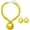 Yellow, variant on Multi Strand Statement Colorful Beaded Necklace with Big Circle Shell Pendant for Women[p2887]