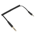 thumbnail image 4 of Spiral Cable,6.35mm to 3.5mm Coiled Coiled Cable Sound Adapter Cable Enhanced Features, 4 of 14