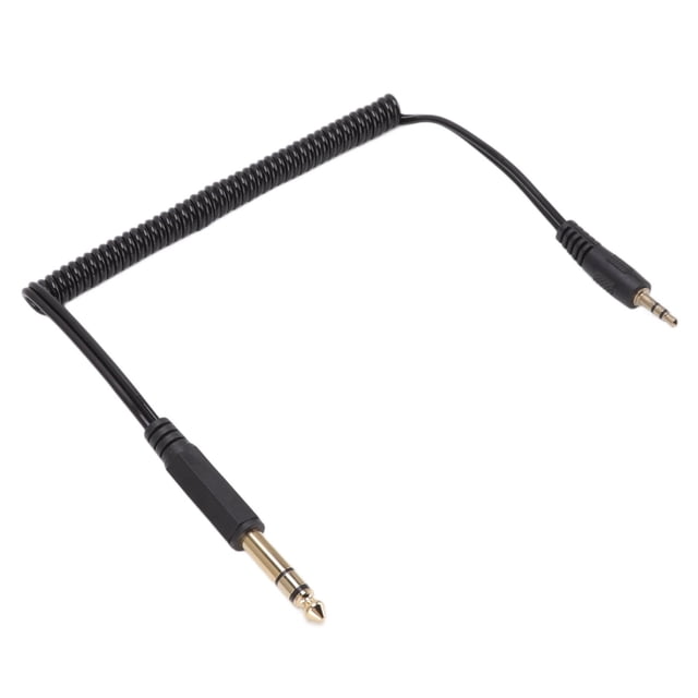 Inscribido de cable de 6.35 mm A 3.5 mm, Enchufe retrálil y reproducción retrálcil y reproducir un