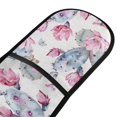 thumbnail image 2 of Dailycode Double Sided Oven Mitt with Loop Heat Resistant Kitchen Long Potholders 7" x 35" Opuntia Cactus Moths Butterfly, 2 of 6