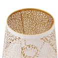 thumbnail image 2 of E27 E26 White Iron Carved Floral Pattern Lampshade Modern Design Easy Installation for Home Living Room, 2 of 4