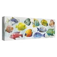 thumbnail image 4 of Fine Art Canvas Tropical Swim Fish Assortment by Studio Arts Canvas Art Print, 4 of 4
