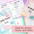 thumbnail image 4 of shiyou-BAZIC 3 Ring Binder 1" Economy View Binders Pastel Pink Color, Hold 175 Sheets, 1-Count, 4 of 4
