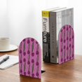 thumbnail image 5 of Picia Tulips Flowers Pattern Wood Bookends for Shelves,Non-slip Bookends, Heavy Duty Wooden Bookend Support,1 Pair, 5 of 8