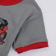 thumbnail image 6 of Gubotare Summer Pajamas for Boys Boys' Shorts and Sleep Shirt Kids Sleepwear 2 Piece Pajama Set Size 12-13T (Grey,12-13 Years), 6 of 8