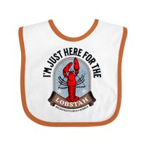 Inktastic Maine Just Here for the Lobster Boys or Girls Baby Bib
