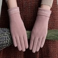 thumbnail image 5 of BAETEUY Women Winter Warm Thicken Touch Screen Gloves Full Finger Riding Cycling Mittens, 5 of 8