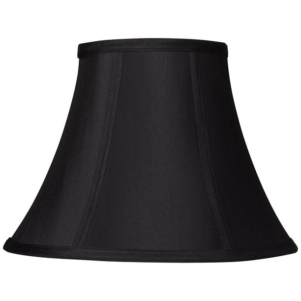 Springcrest Black Stretch Small Bell Lamp Shade 6" Top x 12" Bottom x 9
