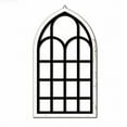 thumbnail image 2 of Espejo de ventana arqueado, decoración de pared, espejo de ventana con marco de madera moderno, decorativo Negro, 2 of 8