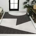 thumbnail image 3 of JONATHAN Y TUSCAN SUN 5 x 8 Area Rug, Lucian Geometric Abstract Two-Tone - Black/Cream, TSN302A-5, 3 of 6