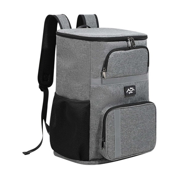 Wmhnj Bolsa trmica para picnic de 30 l con compartimento para bolsas de hielo, nevera porttil impermeable de doble hombro para actividades al aire libre y uso en la oficina.