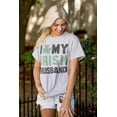 thumbnail image 4 of St Patricks I Love My Irish Husband Women's Graphic T Shirt Tees Brisco Brands X, 4 of 6