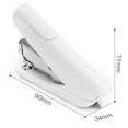 thumbnail image 2 of YOPTOP 60 Sheet Heavy Duty Stapler - Two Finger  Effortless  Spring Power Stapler,556bwhite, 2 of 5