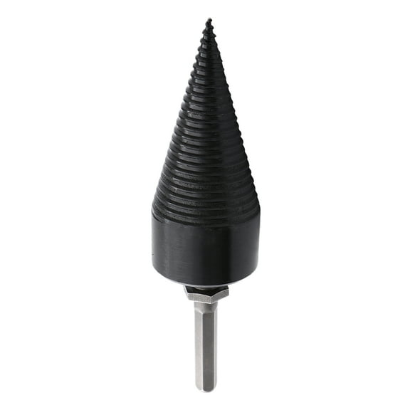 32mm Firewood Splitter Drill Bit Wood Splitter Screw Cone Heavy Duty Drill Screw Cone Driver Portable Wood Cut Tool for Hand Drill Copper Steel