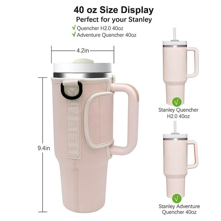 Silicone Boot for Stanley 40 oz Quencher, Boot Sleeve Cover Fit for Stanley  Quencher H2.0 and Quencher Adventure Tumbler 40oz Protector Water Bottle  Sleeve (Light Purple,2PCS) 