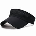 thumbnail image 2 of Sun Visor Hat for Men Women Summer Mesh Breathable Uv Protection Beach Hats Golf Caps, 2 of 6