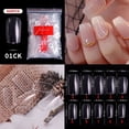 thumbnail image 3 of HLONK Fake Nails Clear 500PCS XXL Long Straight Square Shape Tips For Acrylic False Nail, 3 of 3