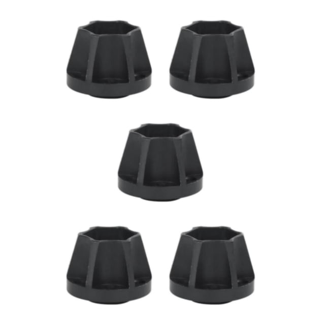 maskred 4PCS Moyeux de Roue pour RC 1 10 Crawler 9 2 Jantes de Roue Mise à Niveau Haute Performance Noir 15mm 5Set
