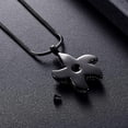 thumbnail image 4 of Starfish Cremation Jewelry for Ashes Stainless Steel Pendant Locket Keepsake Memorial Urn Necklace for Men/Women, 4 of 5