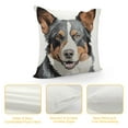 thumbnail image 4 of Shangniulu Cattle Dog Decorative Throw Pillow Covers Blue Heeler Pillows Case Square Cushion Cover Standard Pillowcase for Sofa Couch Bedroom Patio, 4 of 5